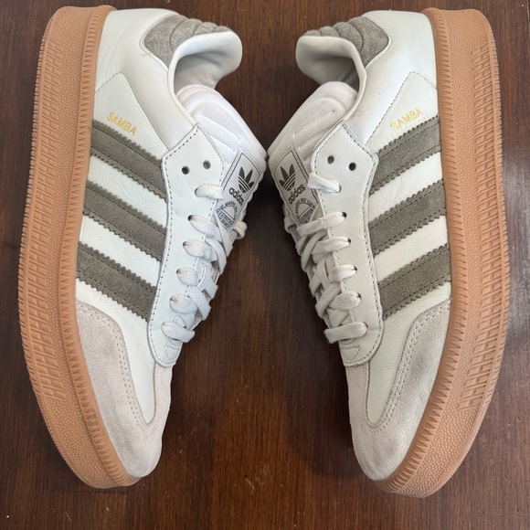 Adidas Samba XLG Magic Beige/Army Green Gum Men’s Size 10 - Picture 4 of 10